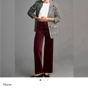 MAEVE Collette Burgundy Pant